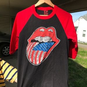 Rolling Stones Baseball Tee | S